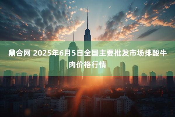 鼎合网 2025年6月5日全国主要批发市场排酸牛肉价格行情
