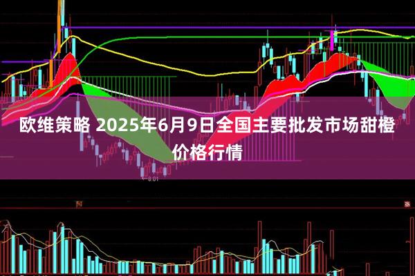 欧维策略 2025年6月9日全国主要批发市场甜橙价格行情